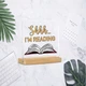 Табличка настольная «Shhh I'm reading» белая - изображение 4