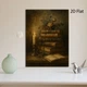 Постер «Винтажные книги и свеча» на холсте 30×40 см - изображение 5