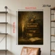 Постер «Винтажные книги и свеча» на холсте 30×40 см - изображение 6