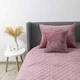 Покривало ТЕП "VELOUR" Mesa rose/Ромб круглий, 150x210 - зображення 5
