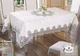Скатертина Selin 120114365 160х350 см Оксамит Кремовий - изображение 1