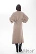 Кардиган женский вязаный длинный German Volf 25112 One Size Бежевый - изображение 5