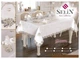 Скатертина Selin 120114954 350х160 см Оксамит Бежевий - изображение 1