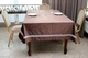 Скатертина Kayra 120114302 165×300 см Оксамит Коричневий - изображение 2
