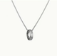 Кулон Steel Ring з ланцюжком, підвіска, прикраса на шию з медичної сталі під срібло, унісекс - зображення 4