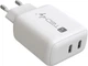 Ładowarka Techly IPW-USB-2C35W 2xUSB-C 35W White (IPW-USB-2C35W) - obraz 3