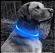 Яркий светодиодный LED ошейник для собак и кошек 70 см (можно укорачивать) с USB-заряд. Видимость до 500м в темноте. Цвет СИНИЙ. - изображение 6