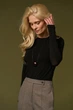 Женский лонгслив 3125 ТМ Triko Bakh 42-44 черный (3125_black_1) - изображение 3
