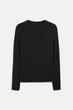 Женский лонгслив 3125 ТМ Triko Bakh 42-44 черный (3125_black_1) - изображение 8