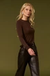 Женский лонгслив 3125 ТМ Triko Bakh 42-44 шоколад (3125_chocolate_1) - изображение 5