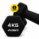 Гантелі вінілові Crivit 2 x 4 кг Black (R4838131820250) - изображение 4