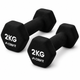 Гантелі вінілові Crivit 2 x 2 кг Black (R4837131820250) - зображення 6