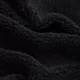 Ткань искусственный мех Тедди IDEIA 455 гр/м2 150 см, для пальто, курток и теплых жилетов черная 5258498 - зображення 3