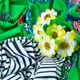 Ткань трикотаж полоска узор IDEIA 200 гр/м2 150 см, трикотаж для платьев, блузок и вечерней одежды 5258513 - изображение 2