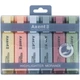 Набор маркеров Axent Highlighter 2537-A, 1-5 мм клиноп., 6 morandi (2537-60-A) - зображення 1