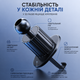 Автомобільний тримач для телефону Yousichuang на вентиляційну решітку, 360°, чорний - зображення 6