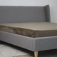 Простынь на резинке двуспальное ТЕП VELOUR 2-04824_36332 180х200 см хаки - изображение 3