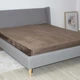 Простынь на резинке двуспальное ТЕП VELOUR 2-04824_35683 180х200 см коричневая - изображение 2