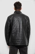 Куртка мужская однотонная экокожа черный 214R603-5 AGER XL - изображение 5