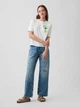 Футболка бавовняна жіноча GAP 618812079 XL Молочна (1161517781) - зображення 3