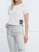 Футболка хлопковая женская Armani Exchange 331215914 S Белая (1161509728) - изображение 3