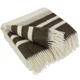 Плед 100% вовна ягняти Lambswool 140х220 см натуральна палітра білий/бежевий/коричневий - зображення 1