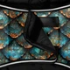 Курточка-накидка для собак WAUDOG Clothes, рисунок "Чешуя", L, А 41 см, B 58-70 см, С 42-52 см - изображение 3
