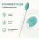 Силиконовая зубная щетка для собак и котов, мягкая щетка для чистки зубов и массажа десен, мятная - изображение 3