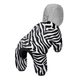 Комбинезон для собак WAUDOG Clothes рисунок "Зебра", S35, В 52-55 см, С 31-36 см - изображение 2