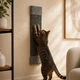 Когтеточка настенная для котов войлочная Lucky Pet 10×40 см, с креплением - изображение 1