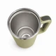 Термокружка Tumbler с ручкой и крышкой, трубочка 30 см, термос для кофе, чая и холодных напитков Оливка - изображение 6