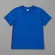 Футболка дитяча NoBrand Classic Синій бавовна однотонна базова 104 (TSH-BOY-BLU-104) - зображення 3