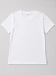 Футболка дитяча NoBrand Classic Білий бавовна однотонна базова 116 (TSH-BOY-WHT-116) - зображення 3