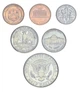 Набор монет США набор из 6 монет 1993 UNC P 1, 5, 10, 25, 50 центов, медаль - изображение 1