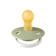 Соска пустушка Bibs De Lux round glow, 2 розмір 6-18 міс Sage латекс, кругла світиться в темряві - зображення 2