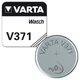 Батарейка срібно-оксидна VARTA V371, 1 шт., срібляста - зображення 1
