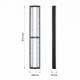 Світильник лінійний LED SULA 150W 6500K IP65 чорний LIGHT SET - изображение 5