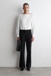 Сорочка жіноча COS boat-neck cotton shirt 1290659003 Eur 36 Білий - изображение 2