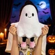 Плюшевое хэллоуинское привидение 30 см мягкая игрушка милый призрак Cute Halloween Ghost с наполнителем из ПП-хлопка - изображение 8