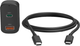 Автомобільний зарядний пристрій Hama 00200018 USB-C + USB-A 65W PD Car Чорний (00200018) - зображення 2