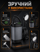 Душ портативный туристический GK-43 9000 mAh от аккумулятора переносной с насосом производный с насосом и USB зарядкой - изображение 3