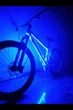 Яркая велосипедная подсветка "Night Rider-RED" | Водозащищенная LED лента 1м в прозрачном силиконе + бокс под Крону Автономная подсветка велосипеда | Синий цвет. - изображение 3