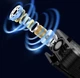 Беспроводной петличный микрофон Lightning F12 3в1 двойной для iPhone, микрофон для телефона, микрофон для съемки видео - изображение 5