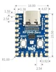 Плата разработчика RP2040-Zero (ARM Cortex M0+, 133 МГц, 2 МБ, Type-C, штырные разъемы в комплекте) - изображение 6