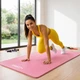 Коврик спортивный Cornix NBR XL 190 x 100 x 1.5 cм для йоги и фитнеса XR-0500 Pink - изображение 2