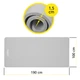 Коврик спортивный Cornix NBR XL 190 x 100 x 1.5 cм для йоги и фитнеса XR-0499 Grey - изображение 2