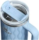 Термочашка Stanley Quencher H2.0 FlowState Tumbler Sky Blue Monogram 1.18л - зображення 3