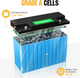 Аккумуляторная батарея ECO-WORTHY LiFePO4 12V 30Ah 384Wh литий-железо-фосфатная с BMS 3000+ циклов для солнечных систем ИБП кемпинга и электротранспорта - изображение 6
