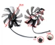 Вентилятор для відеокарти GALAX KFA2 RTX 3050 3060 Ti TH9215S2H-PAA08 (FY09015M12LPA FD9015U12S) комплект 2 шт (№348) - зображення 3