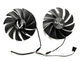 Вентилятор кулер для відеокарти Zotac RTX 4060 Twin Edge 89 мм Apistek GA92S2U (CF9015H12S GFY09215M12SPA) комплект 2 шт (№558.05) - зображення 1
